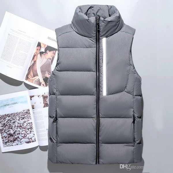 

мода классический мужчины зима вниз жилет перо weskit куртки мужские случайные вниз жилеты пальто размер куртки мужские: m-xxl, Black;white