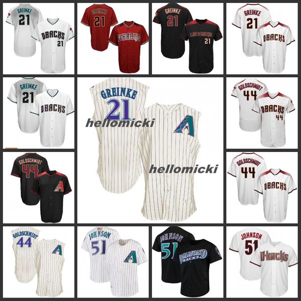 

2019 diamondback 21 zack greinke arizona 51 randy john on titched 44 paul gold chmidt white black red triped home away road jer ey