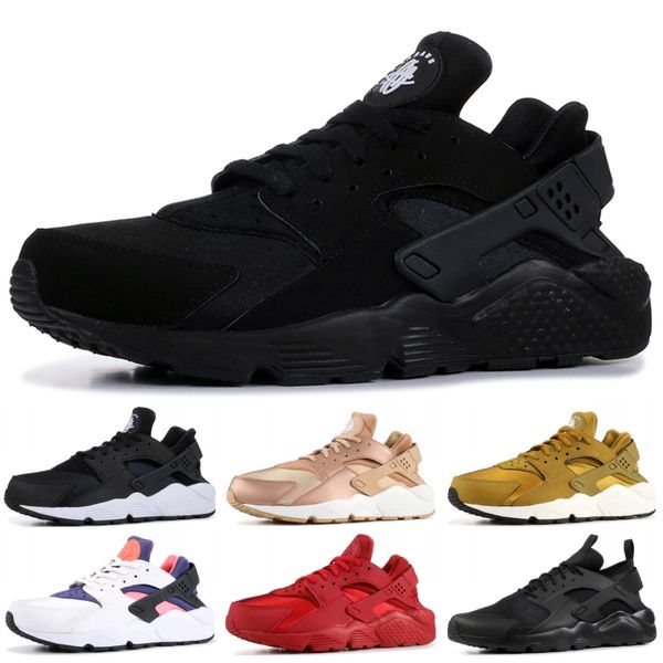

2019 huarache 4.0 1.0 run game royal dynomic pink ultra white mens womens huarache designer sports sneaker running shoes 5.5-11