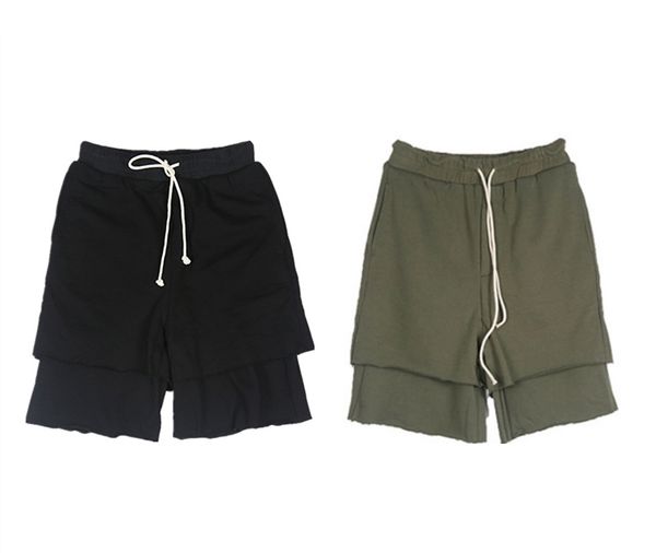 

mens hot sell high street casual short pants hip hop style loose straight male shorts fashion clothing, White;black
