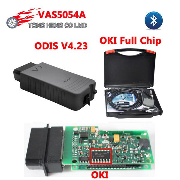 

vas 5054a oki chip odis 4.23 with license vas5054 bluetooth vas5054a vas 5054 support uds protocol with plastic box