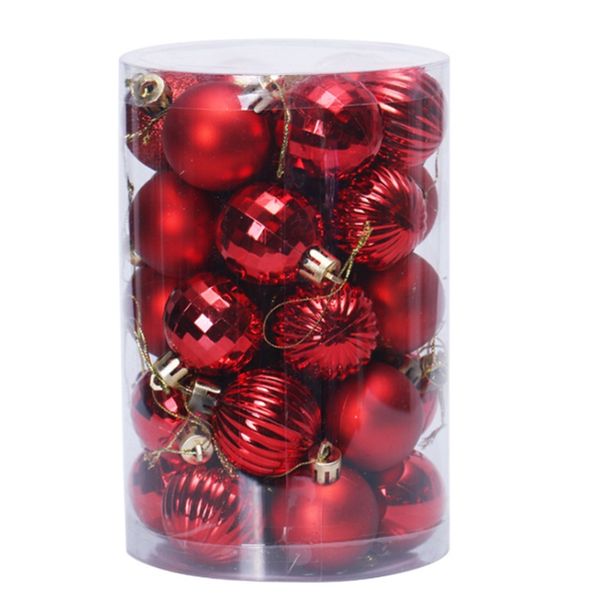 

34pcs christmas tree ball sets 6cm christmas decorations wedding party ornaments xmas tree ball bauble hanging decor gifts