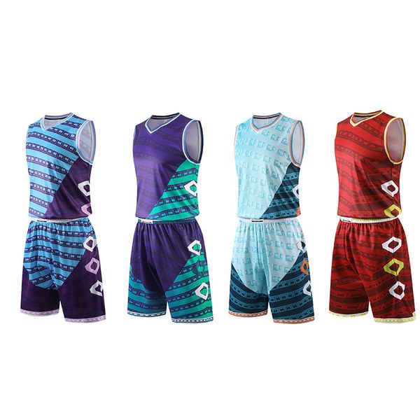 

adults kids basketball sets uniforms woman man sports clothing breathable youth training basketball jerseys shorts in stock, White;black