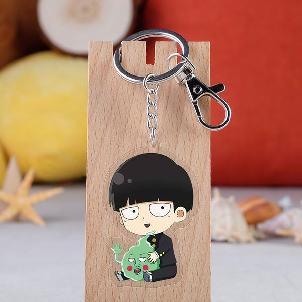 

2019 новое прибытие mob psycho 100 / mobu сайко хяку японский аниме рисунок акриловыми завораживает мобильный телефон брелок ремень брелока, Silver