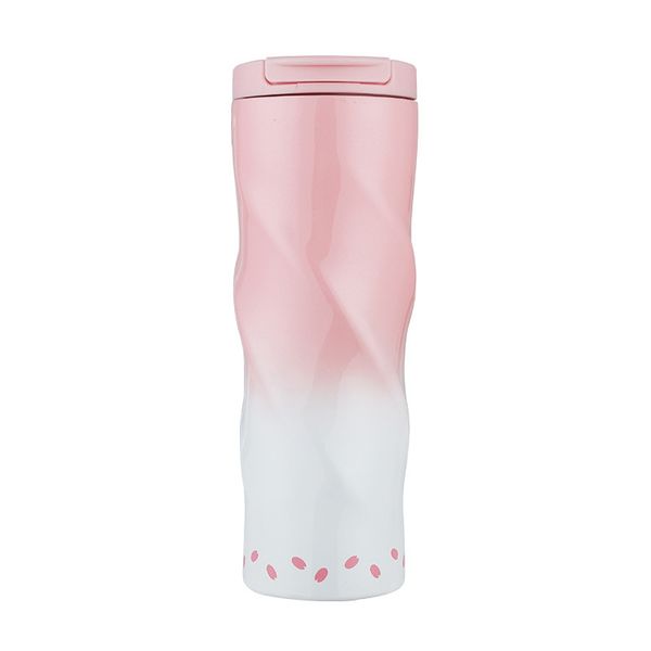 

480ml water bottle water cup stainless steel outdoor vacuum insulated mug cup with lids 4 colors for girl women traver