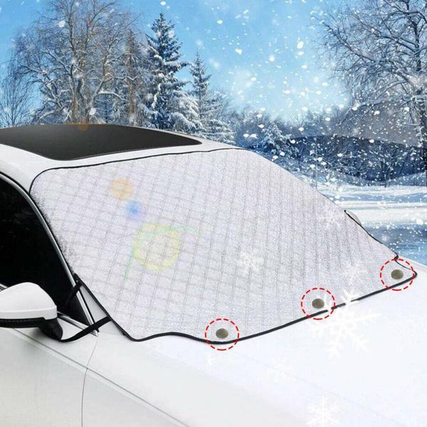 

ice frost guard winter snow cover anti uv sun shade front windscreen dustproof car windshield exterior thickened waterproof