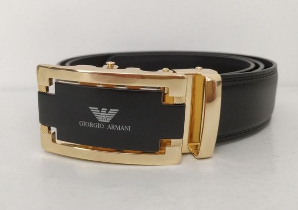 

2020 boss men women am4 waist automatic buckle fashion ar2 designer leather belts 105-130cm, Black;brown