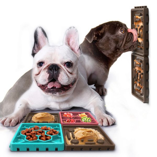 

медленно, собака фидер чаша домашних животных миски для воды здоровой едой для собаки кошки щенка миски тростника alimentatore ленто