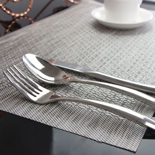 

liyimeng 4 pieces/lot placemat coasters heat-insulated tableware pvc decor kitchen dinning bowl dish waterproof pad table mat