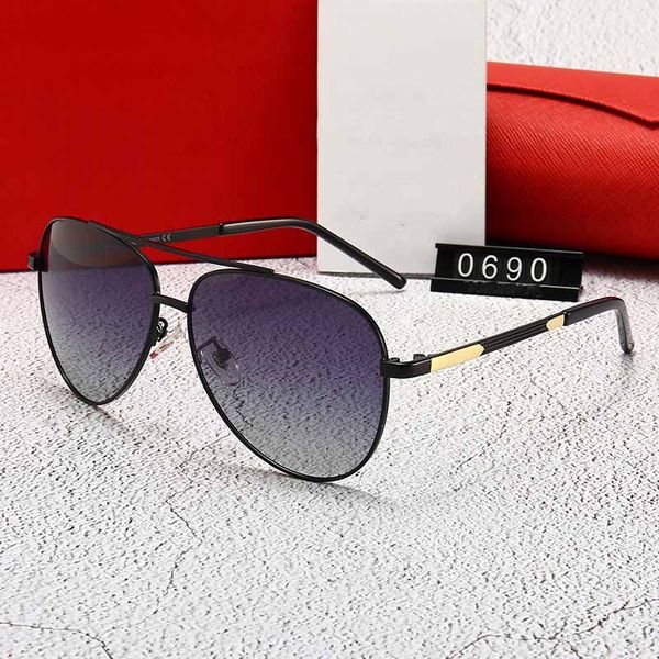 

0690 polaroid lens polit luxury sunglasses carfia polarized men designer sunglasses vintage metal sport goggle glasses, White;black