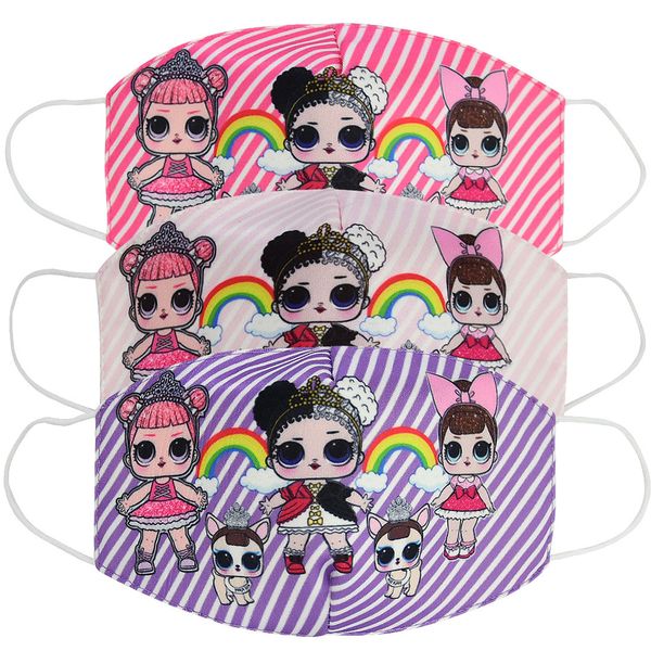 

dhl cartoon facemask dustproof kids mouth masks mask mouth dj cartoon half muffle face cover e2008, Blue