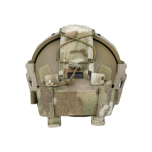 

tactical af helmet special multicam paste attached pouch battery storage bag