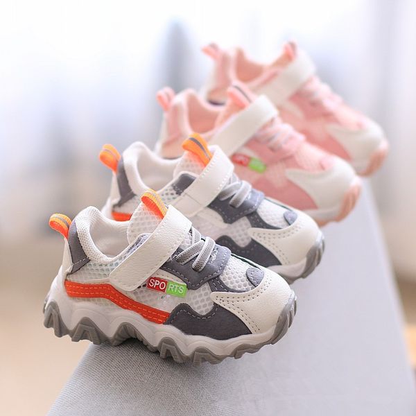 

2020 new fashion mesh baby sneakers soft sole infant toddler first walkers baby girls shoes little boys casual shoes