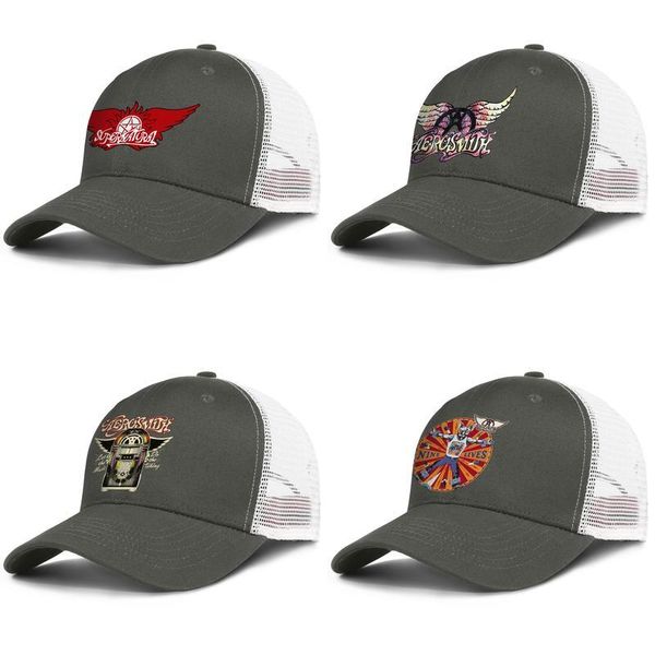 

red aerosmith wings for men and women adjustable trucker meshcap golf fashion baseball custom unique baseballhats nine lives a-erosmith, Blue;gray