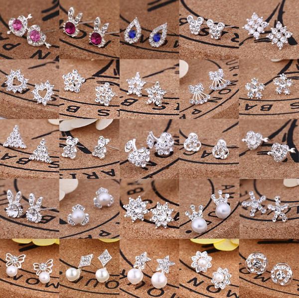 

опова воѬекий 43styles нежинка медвед бабоки еѬда кѬиалл rhinestone пеѬл ђа, Golden;silver