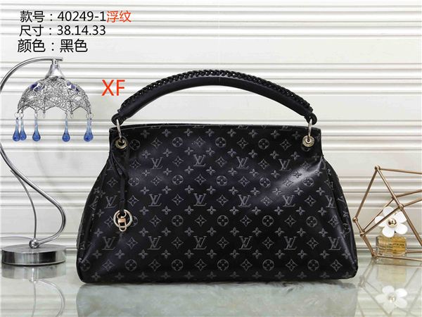 

pink sugao designer handbags tote bag genuine leather women purse 40249#style print letter flower purse shoulder bag large purse