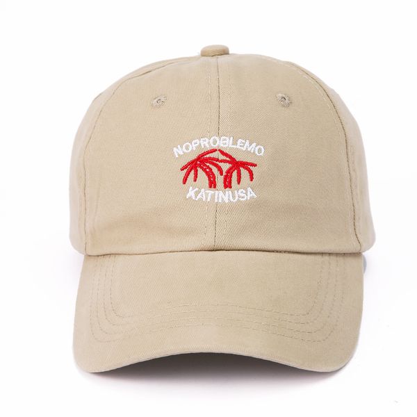 

new coconut embroidered baseball cap men and women summer fashion 100 personality duck tongue cap trend sun hat, Blue;gray