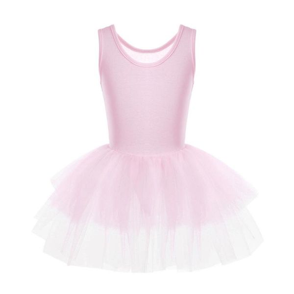 

2020 girls ballet dress for children kids girls dance clothing ballet costumes for mesh dance gymnastics leotard dancewear, Black;red