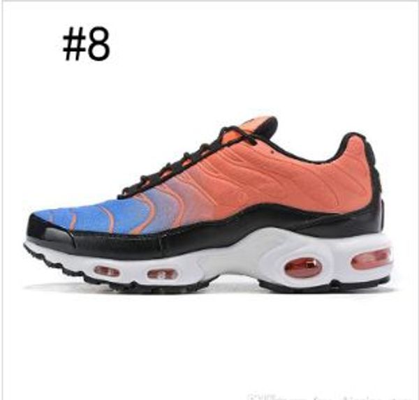 

hot Tn Mercurial Plus men running shoes volt black white rainbow green gold fashion mens trainers breathable sports sneakers size 40-46