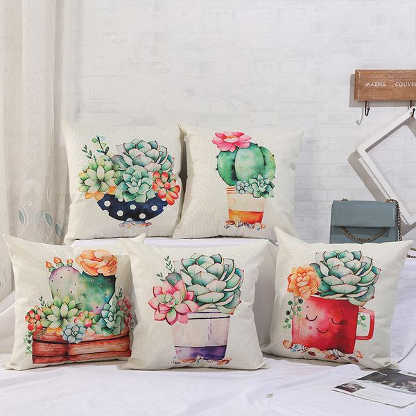

european-style pillowcase cross-border cotton pillowcase car furniture manufacturers custom design cushion cover