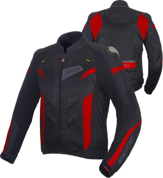 

benkia защитное снаряжение мотоциклетная куртка мужчины мотокросс одежда съемный вкладыш veste пальто светоотражающие гонки езда мото куртка