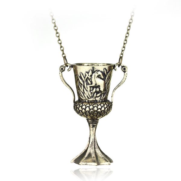 

hiping hufflepuff cup necklace 20pcs/lot, Silver
