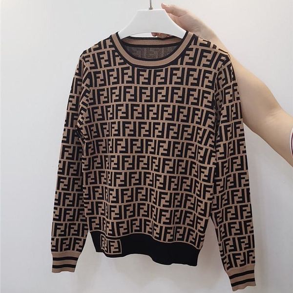 

fashion luxury letter print knited sweater for men women sweaters knited long sleeve spring autumn sweater high quality, White;black