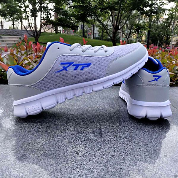 

men sneakers 2019 new breathable casual no-slip men vulcanize shoes male air mesh lace up shoes tenis masculino, Black