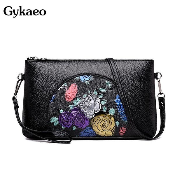 

gykaeo 2019 new korean style small square women bag ladies floral shoulder bag mini messenger bags mobile phone day clutches