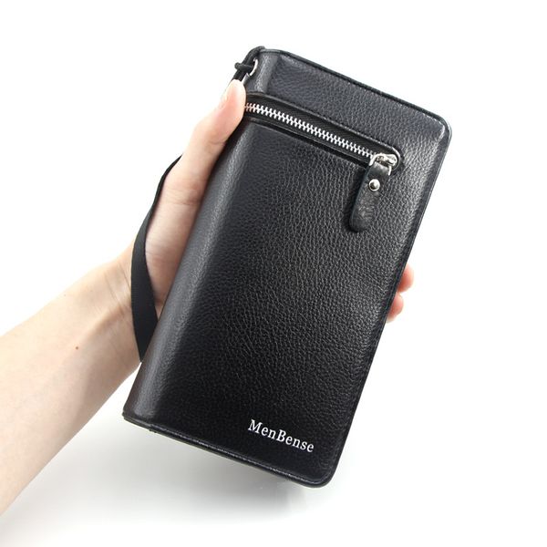

fashion personalized man's long clutch bag men's zipper wallet new youth male card holders clutch bag mobile phone bags, Red;black