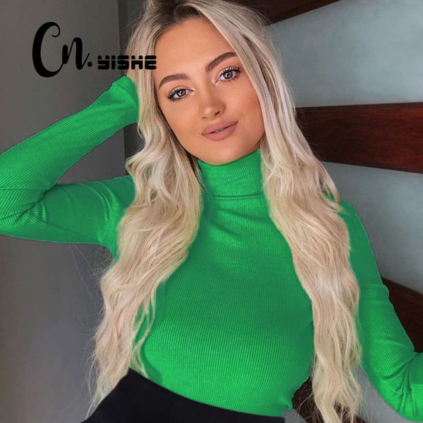 

cnyishe 2020 summer bodysuits rompers women jumpsuits fashion solid regular long sleeve casual skinny women bodysuti female, Black;white