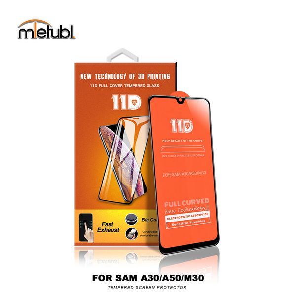 

закаленное стекло экрана протектор для samsung galaxy a30 / a50 / a20 / a30s / a50s полный клей полное покрытие, fast выхлопная упаковка бум