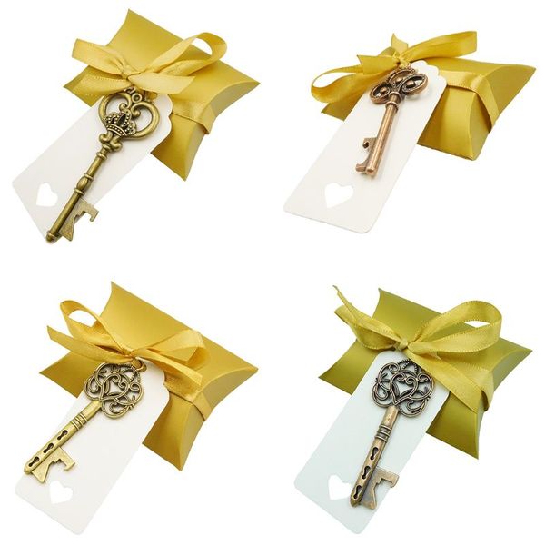 

vintage key bottle opener paper tags candy bag wedding souvenirs favors festive party supply