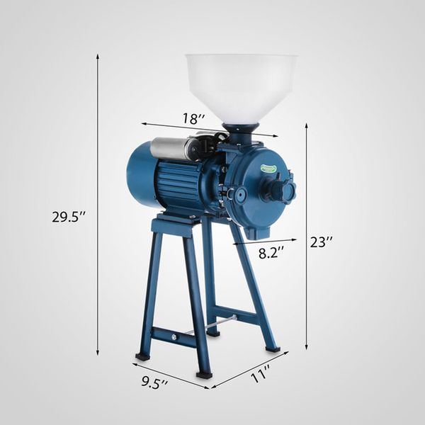 

electric animal poultry feed mill wet dry grinder corn grain rice wheat easy to use and portable