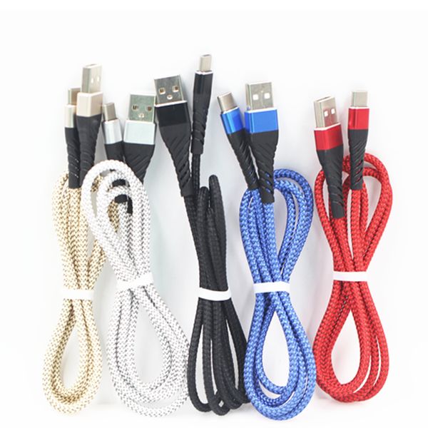 

micro/type c usb cable 1m 2m 3m fast charge usb data cable for samsung s10 s9note9 xiaomi 4x lg tablet android mobile phone usb charging