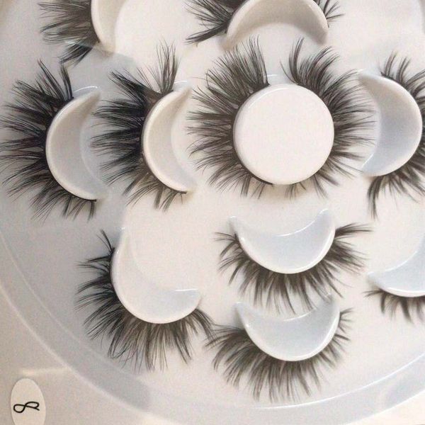 

bao cheryl 7pair / набор накладные ресницы природные длинные вьющиеся толстые мягкие поддельные ресницы наращивание ресниц чутье макияж терь