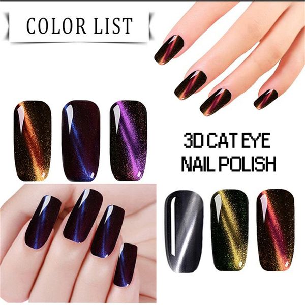 

polish 5d cat eye uv gel nail polish magnet laser nail art gradient gel magnet shiny cat eye art uv led, Red;pink