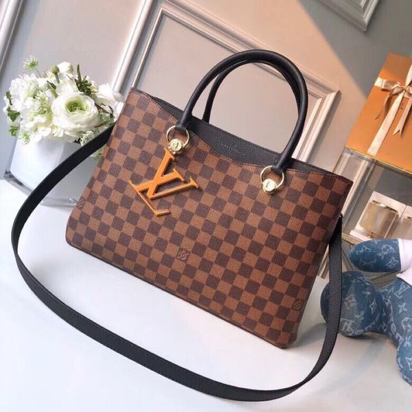 

fashion womenmen ladies shoulder bag satchel tote purse messenger crossbody handbagt wallet new classic wallet n40050 36..25..15cm, Black
