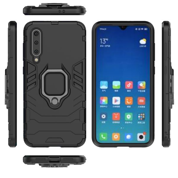 Anel Titular Botão Capa Caso Capa Armadura Rugged Dual Camada para Xiaomi 9 SE 8 SE 8 Lite Mix2s Pocophone F1 Redmi Nota 7 150 PCS