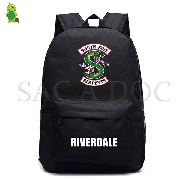 

riverdale south side fashion backpack school bags for teenagers women men lapbackpack kids book bags casual travel rucksack