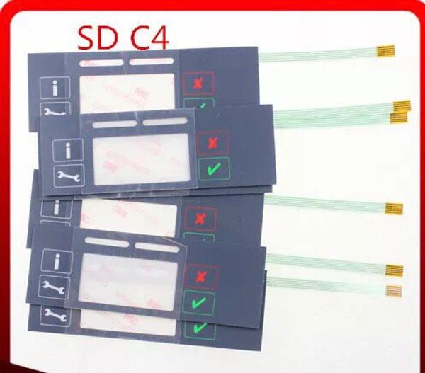 Наклейки SD Connect C4 mb Compact, 4 этикетки для диагностических инструментов MB Star C4, положенные в коробку, будут красивыми