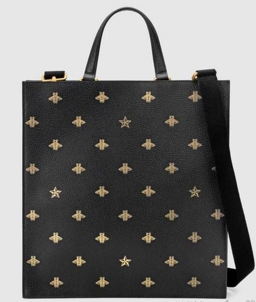 

bee star leather tote 495444 men messenger bags shoulder belt bag totes portfolio briefcases duffle luggage