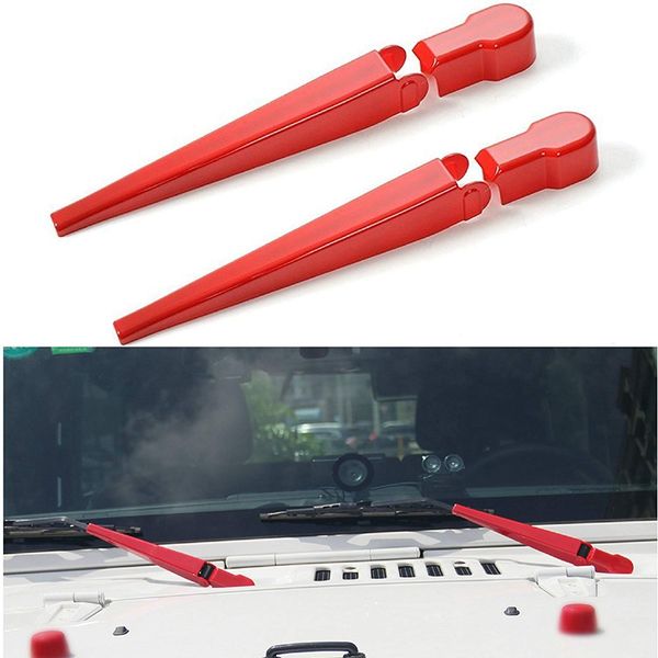 

front window abs windshield wiper blade trim cover for 2007-2017 wrangler jk 4-door 2-door car accessories