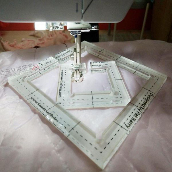

6pcs multifunction garment patchwork rulers sewing/quilting ruler/tailor ruler/measuring tools cloth sheet making template, Black