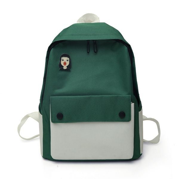 

2020 новая мода простой двойной задний школьный мешок большой емкости дорожная сумка открытый досуг спортивная сумка двойной наплечный мешок