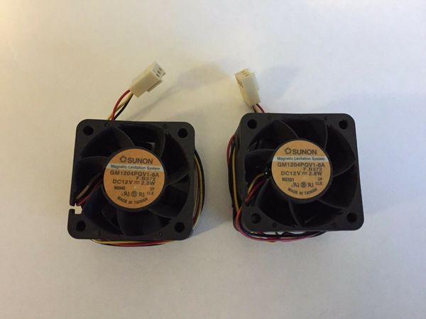 

server cooling fan for sunon gm1204pqv1-8a 4cm 4028 1u2u 12v 2.8w 40x40x28mm 2 wires