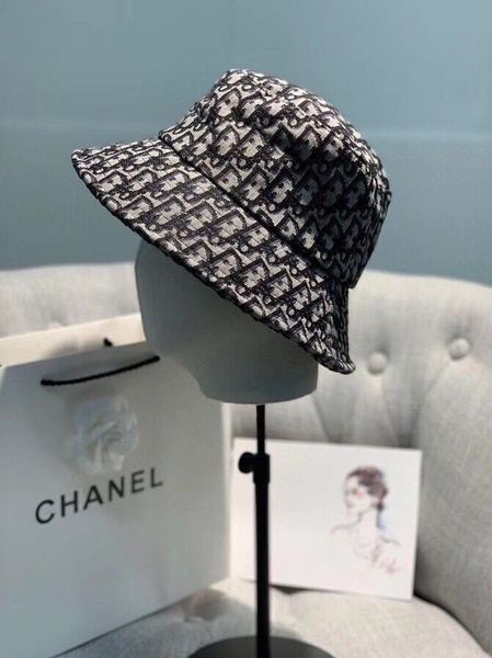 

new designer cotton luxury letter bucket hats foldable cap fishing hunting fisherman beach sun visor sale folding man bowler hat, Blue;gray