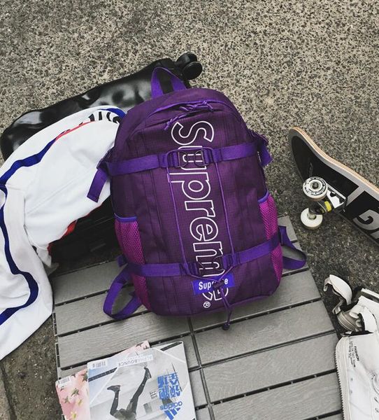 

famous xxl supreme backpack men women bags large capacity training travel bags backpack student bag 4 colors