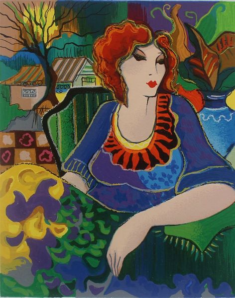 

patricia govezensky sitting pretty home decor handcrafts /hd print oil painting on canvas wall art canvas pictures 191205