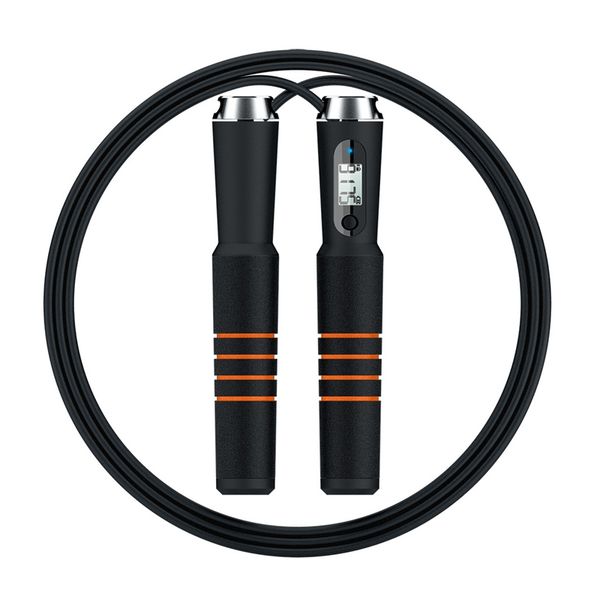 

smart bluetooth jump rope cross fit digital calorie speed counter jump ropes for exercise alarm reminder weight setting#294088
